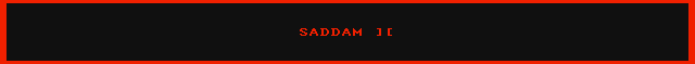 Screenshot of Saddam DV ][ virus