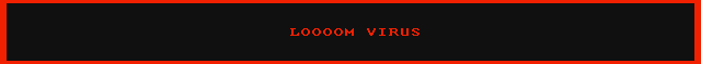 Screenshot of Saddam DV Loom virus