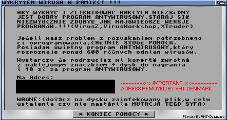 Screenshot of Penetrator 2001 link virus